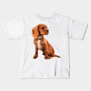 Findigo Cute Doggo Christmas Present Kids T-Shirt